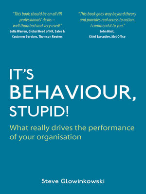 cover image of It's Behaviour, Stupid!: What Really Drives the Performance of Your Organisation